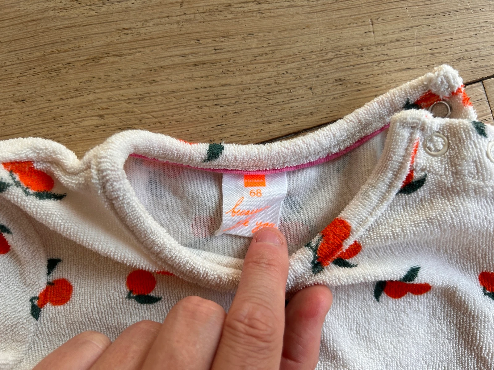 Conjunto fofo de esponja com laranjinhas/maçãs – photo 3